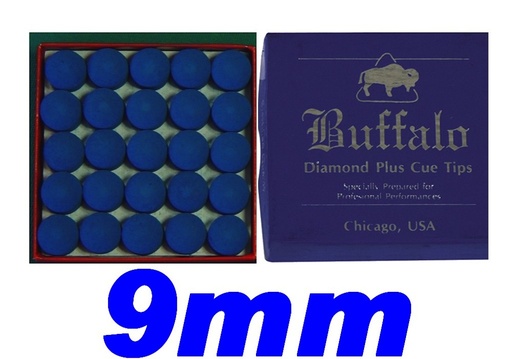 [3929] Cue Tip Diamond Plus 9mm/50 stuks