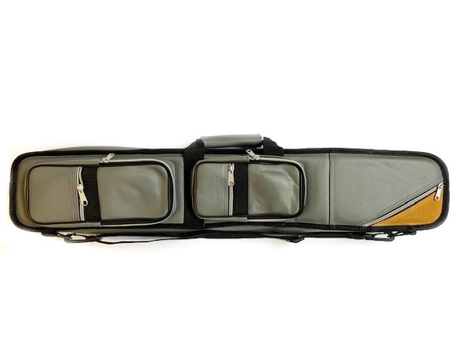 [4630] Cuebag in Imitation leather Gray 4/8