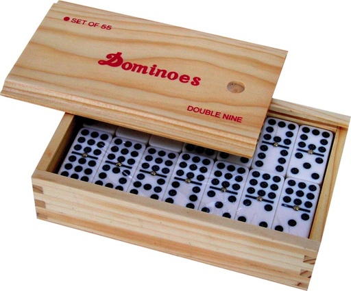 [p2279] Domino Wooden Case 55 p.