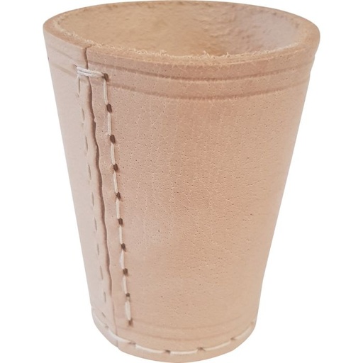 [p2205] Jacquet Cup- Leather Dice Cup