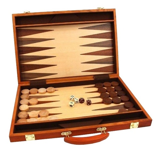 [p3371] Backgammon TAVLA - wood 47x30