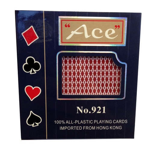 Jeu de cartes 100% Plast+boite