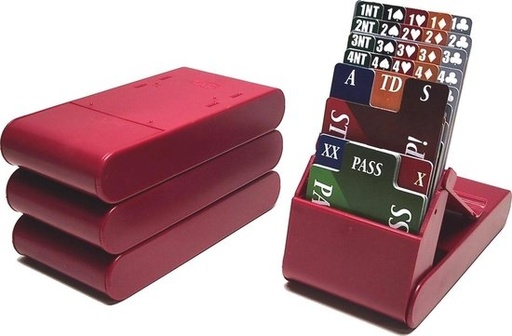 [2104] Bridge Bidding Box Mod. Poche