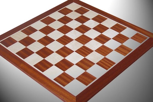 [2364] Chess Board Mahogany 40mm