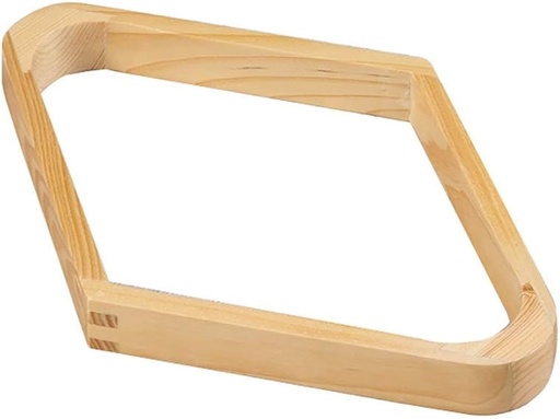 [p3883] Driehoek pool "9" Hout Naturel 57mm