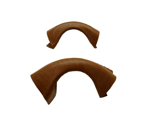[3258] Coins Cuir Pool Brun par set