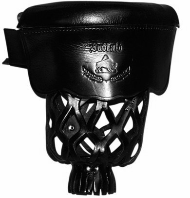 [p4075] Corner Leather Pool black SET