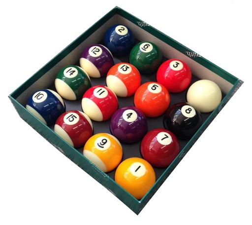 [p0301] Ballenset Pool 57,2mm Aramith
