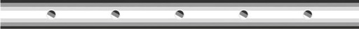 [0408] Rod Soccer Nickel 16mm - 5 hole